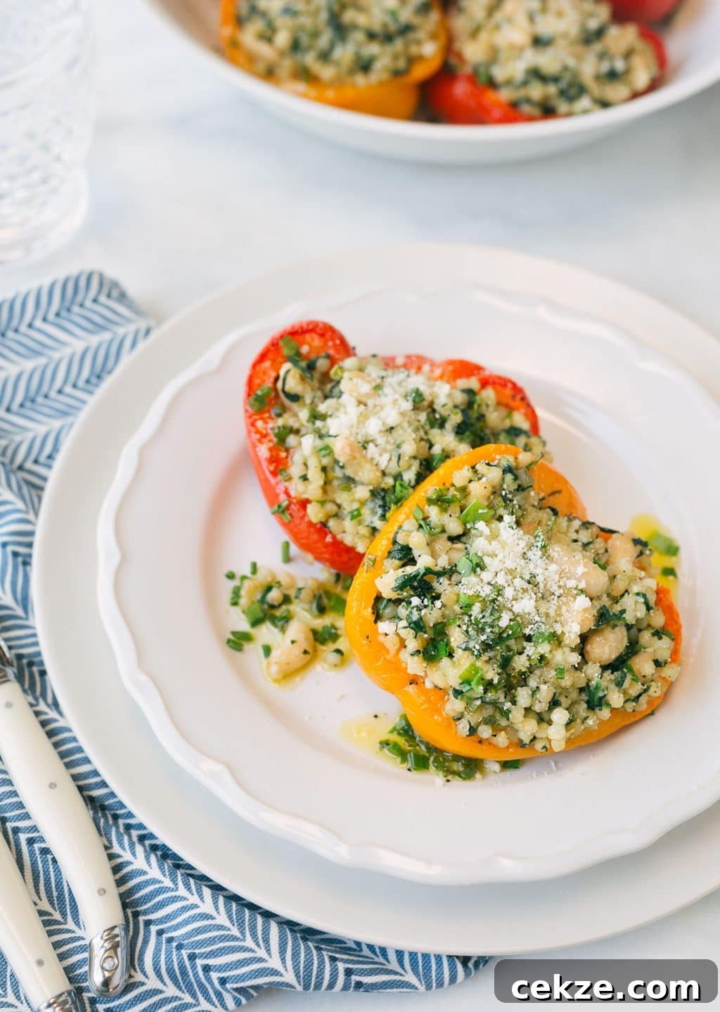 couscous stuffed peppers recipe
