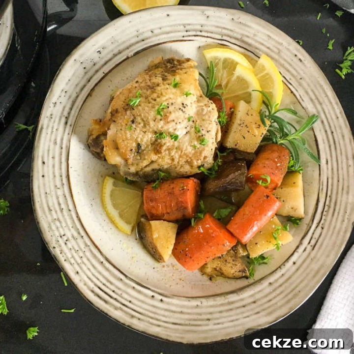 Image for Slow Cooker Rosemary Lemon Chicken Thighs