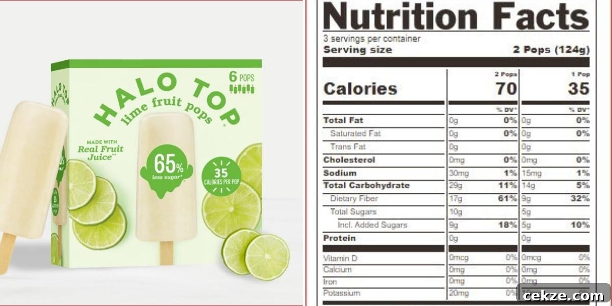 halo top lime bars