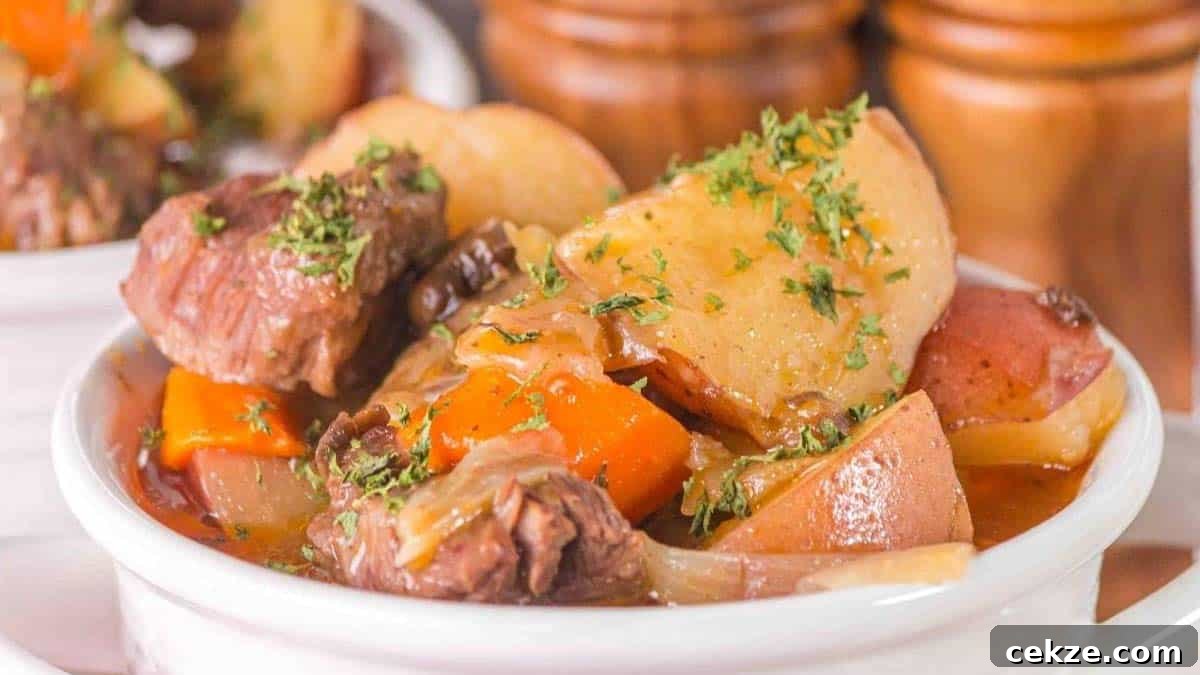 Easy Slow Cooker Beef Stew