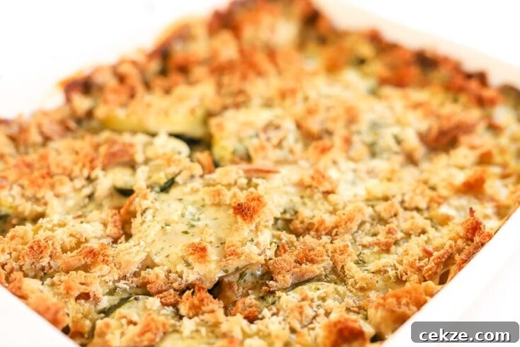 Family Dinner Idea: Potato Zucchini Alfredo Bake