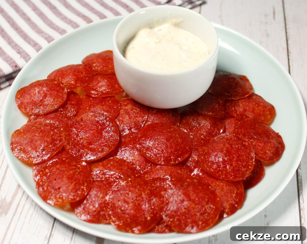 Pepperoni Chips and Dipping Sauce6