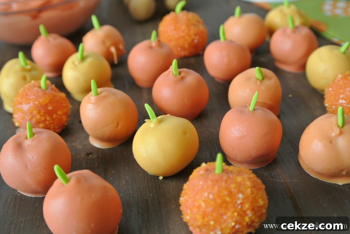Cute and simple 3 ingredient peanut butter pumpkins.