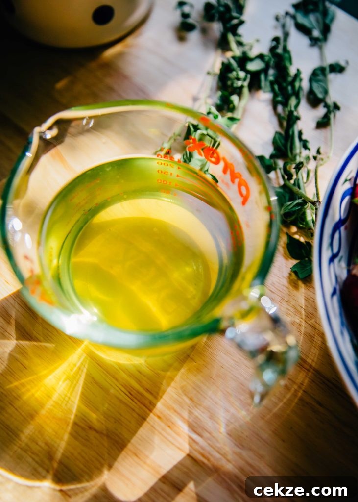 Oregano Simple Syrup for Cocktails | Well and Full | #recipe #vegan #vegetarian #spring #seasonal