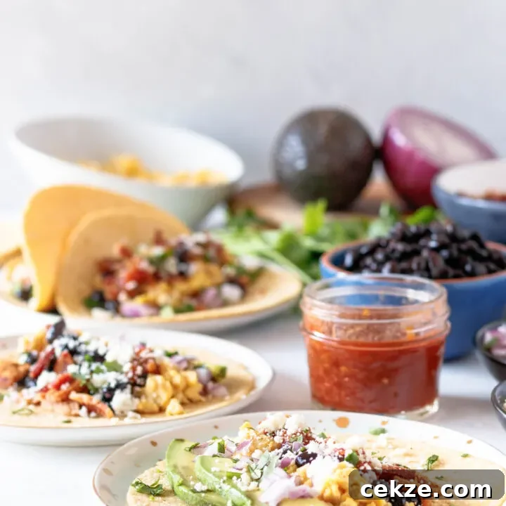 ready to eat breakfast tacos