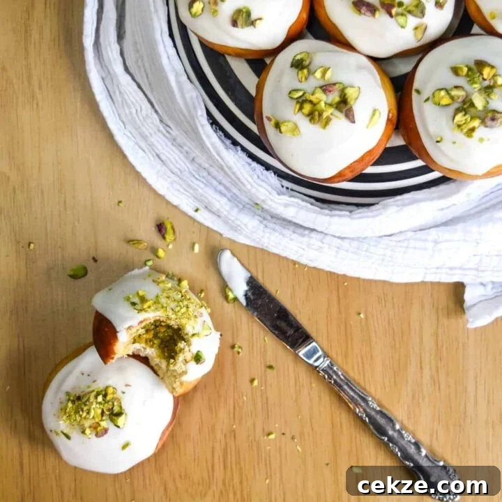 Image for Pistachio Cardamom Challah Buns