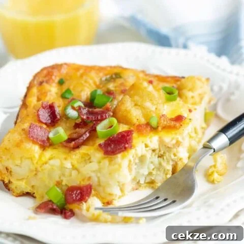 Image for Tater Tot Breakfast Casserole (Make-Ahead!)