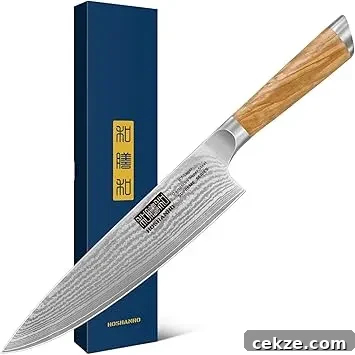 HOSHANHO Damascus Chef Knife 8 Inch