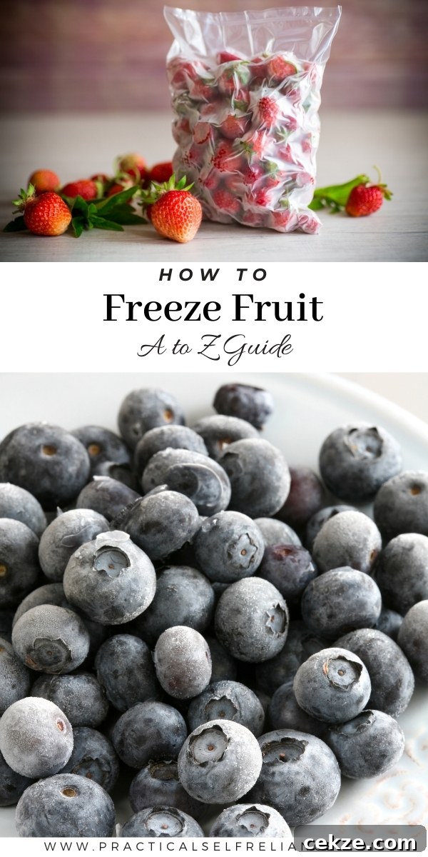 Complete Guide to Freezing Fruit: Tips, Methods & Storage 4 How to Freeze Fruit
