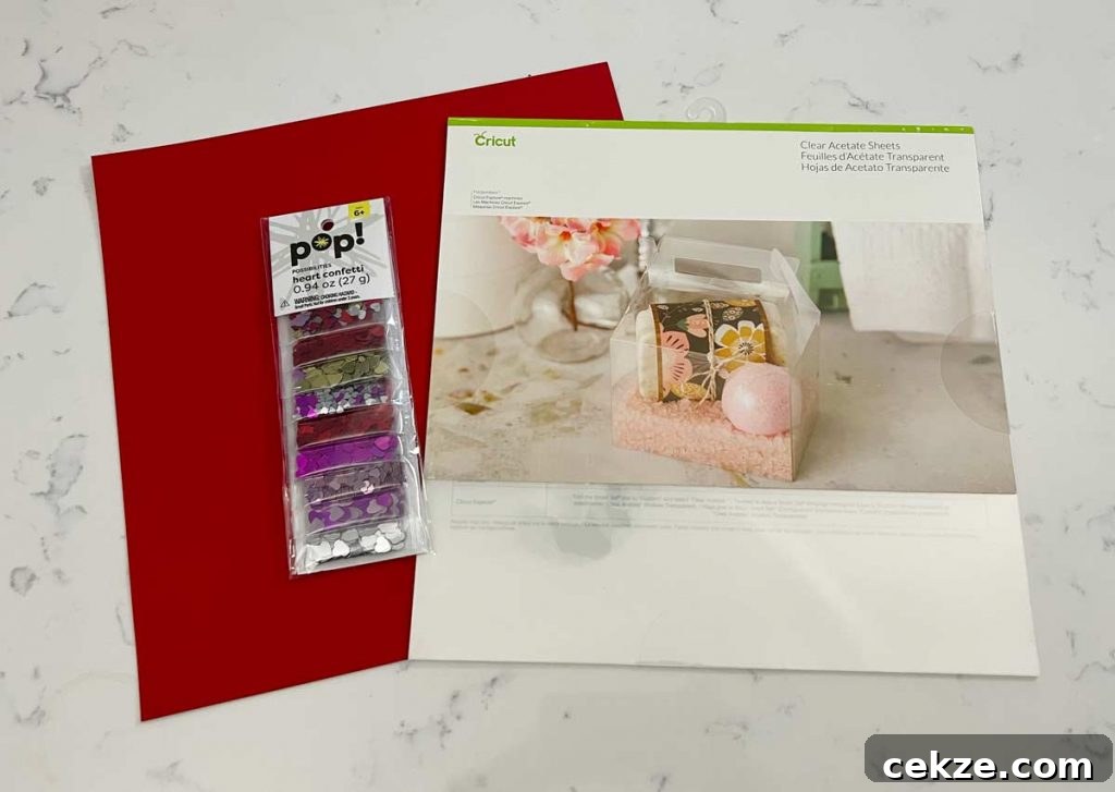 shaker card supplies