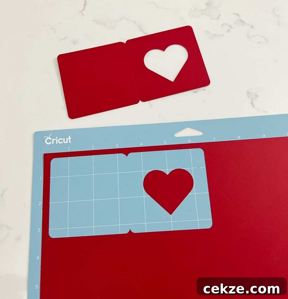 cricut shaker card