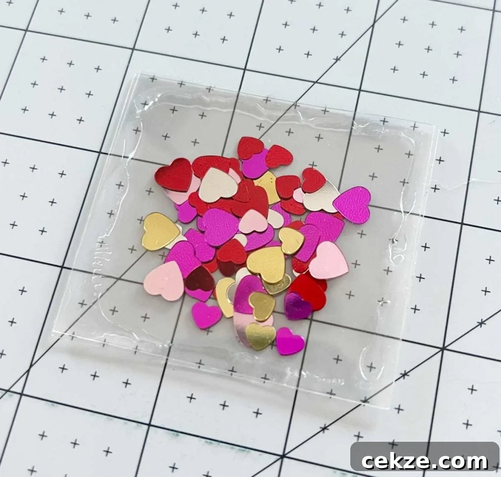 confetti shaker card