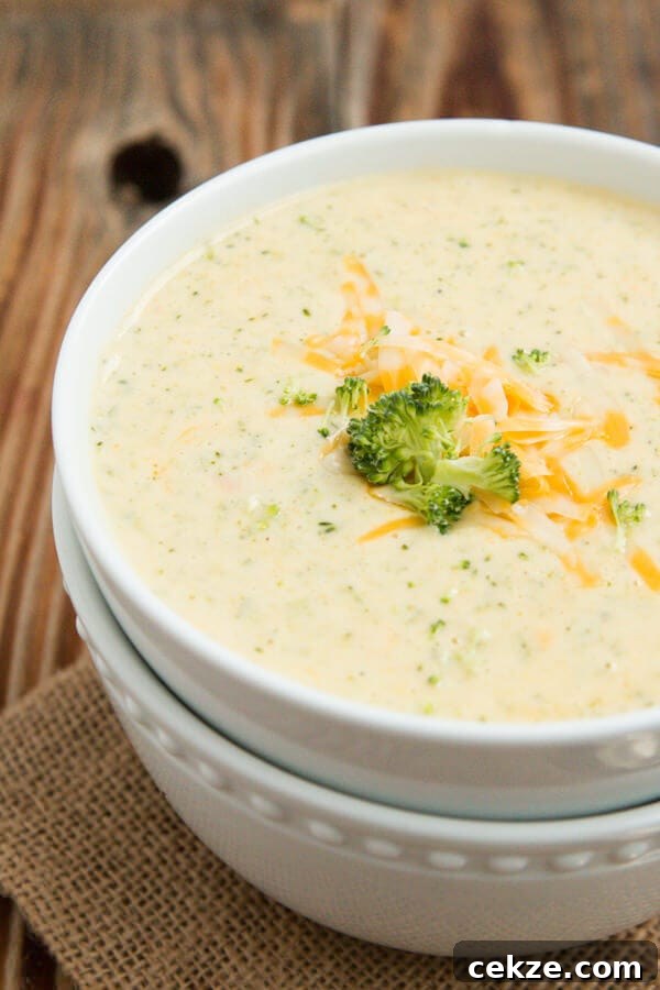 The perfect broccoli cheese soup recipe