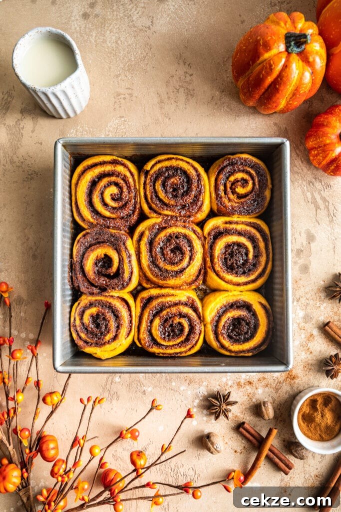 Pumpkin Cinnamon Rolls
