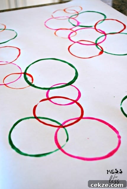 painting with circles