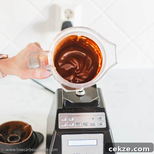 Decadent 5-Ingredient Keto Blender Chocolate Mousse 12 Smooth | Low-Carb, So Simple