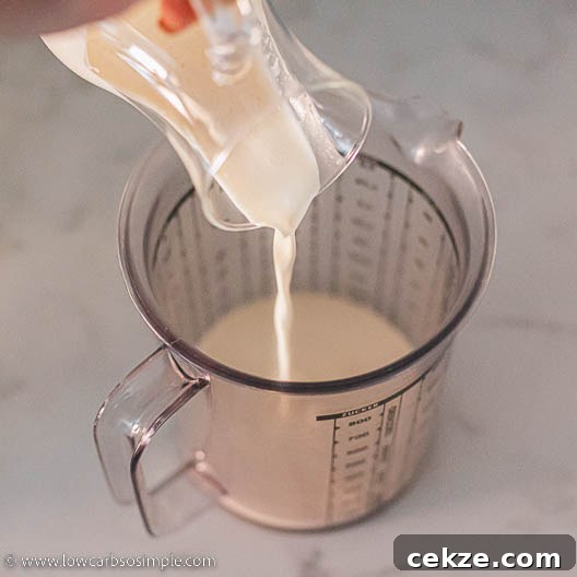 Decadent 5-Ingredient Keto Blender Chocolate Mousse 13 Some more Cream | Low-Carb, So Simple