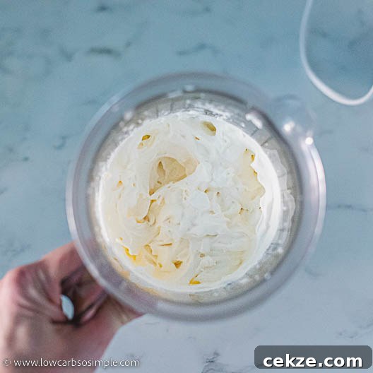Decadent 5-Ingredient Keto Blender Chocolate Mousse 15 Soft Peaks | Low-Carb, So Simple