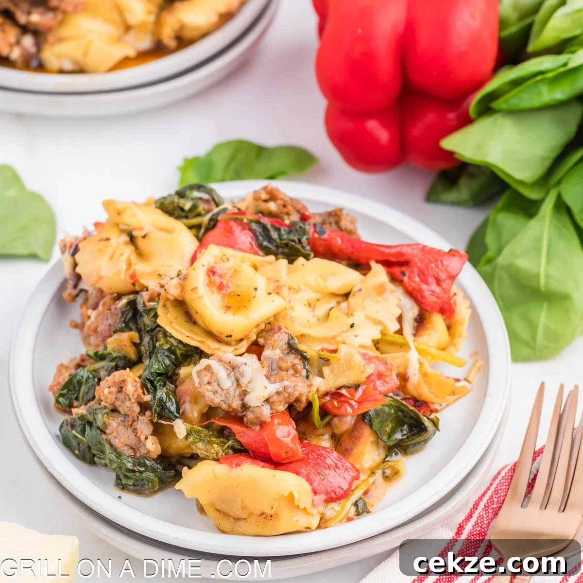 Blackstone Sausage and Tortellini