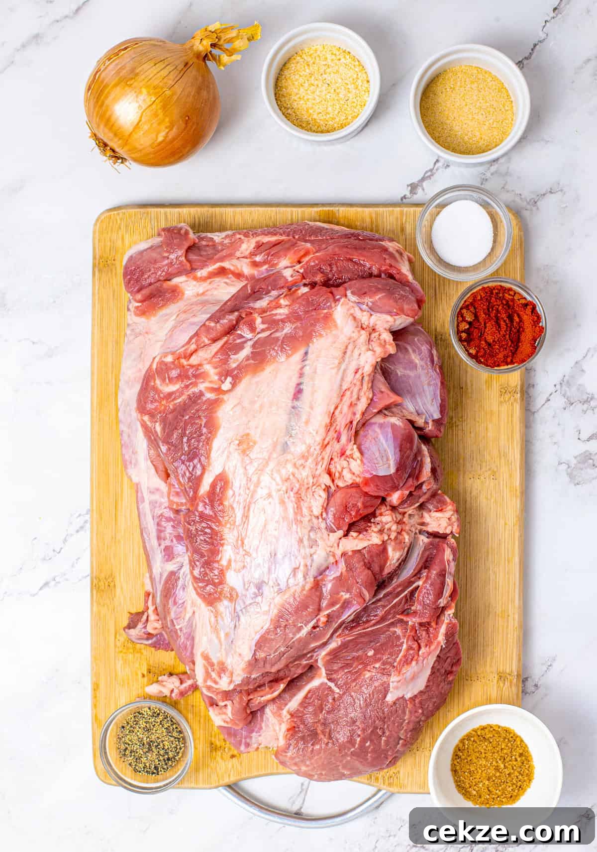 Tender Slow Cooker Pulled Pork Recipe for Sandwiches 4 Ingredients needed to make Crock Pot Pulled Pork
