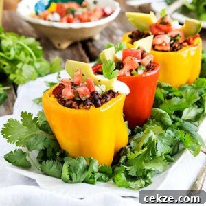 Gluten-Free Vegan Tex-Mex Stuffed Peppers Recipe That Pops 2 Gluten Free Vegan Stuffed Peppers