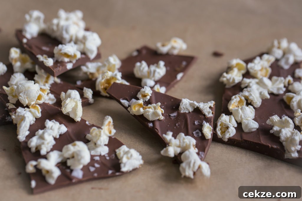 Chocolate Popcorn Bark