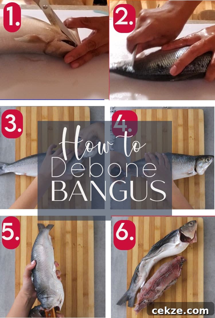 How to Debone Milkfish for Relleno: Step-by-Step Guide 2 How to Debone Milkfish for Rellenong Bangus. Detailed step-by-step instructions with pictures and video to make deboning milkfish easier.
