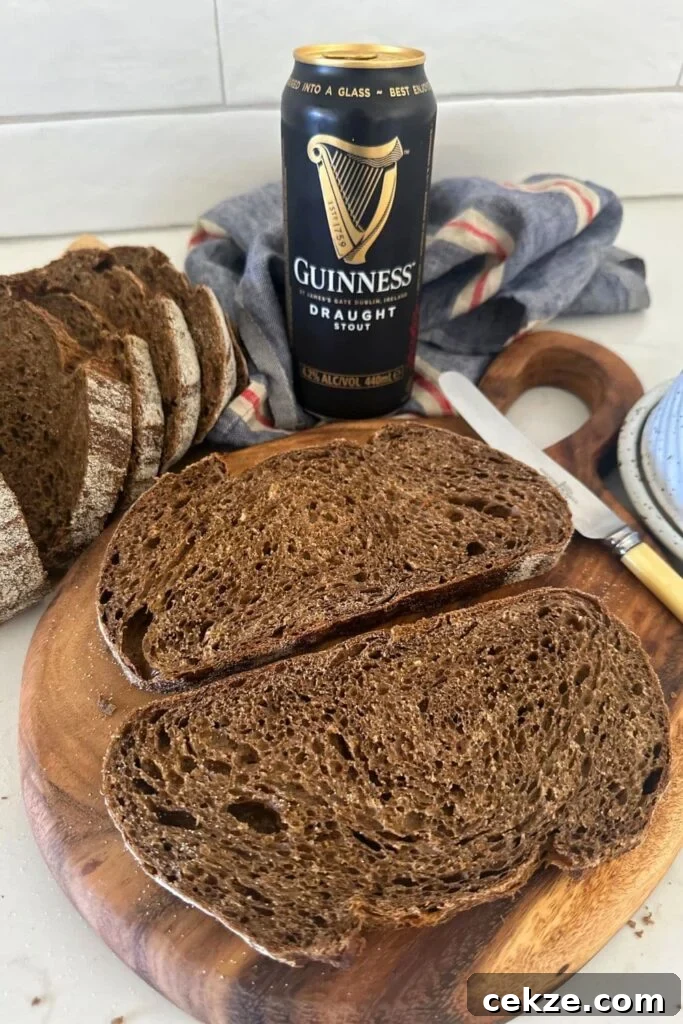 Sourdough Guinness Beer Bread — St. Patrick's Day Loaf 2 img 22860 1