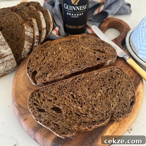 Sourdough Guinness Beer Bread — St. Patrick's Day Loaf 10 img 22860 11