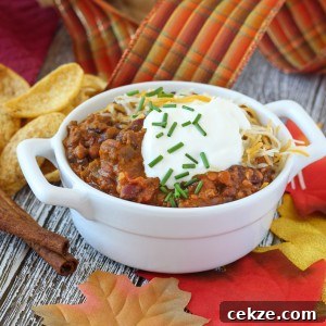 Crock Pot Pumpkin Spice Chili