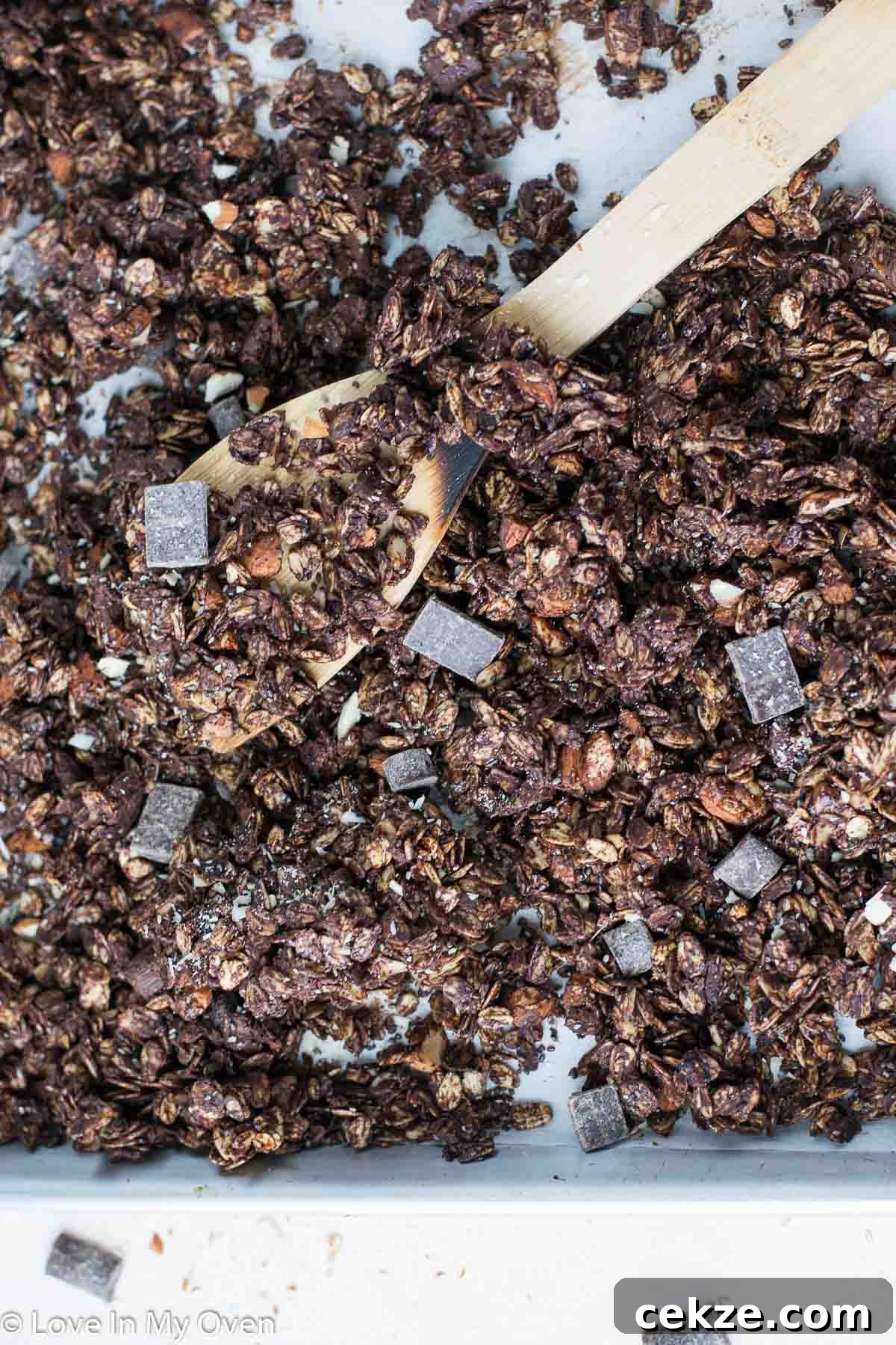 double chocolate granola