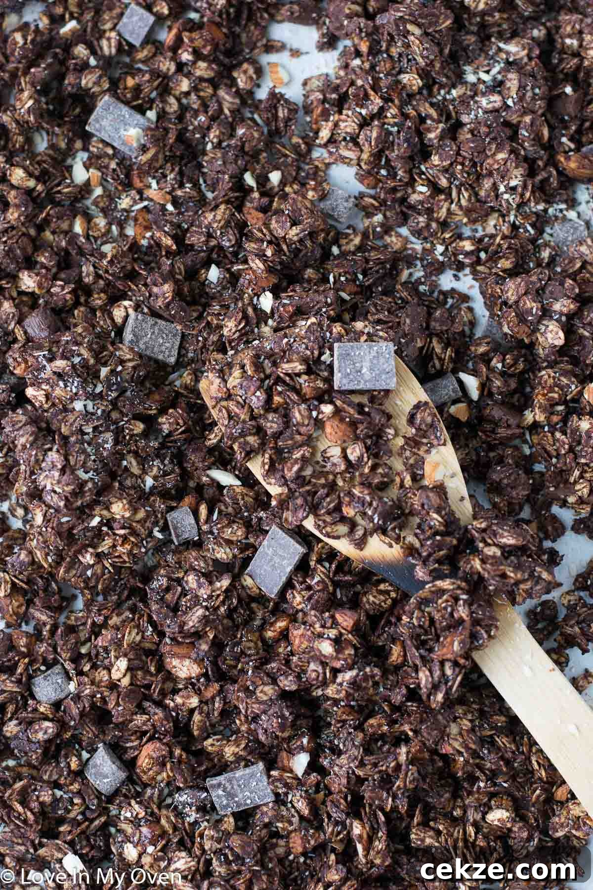 double chocolate granola