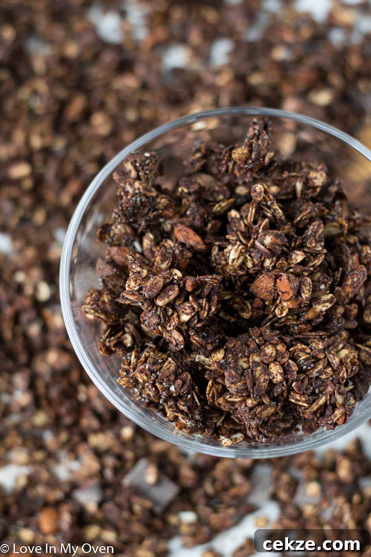 double chocolate granola