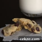 Best SOFT chocolate chip cookies I've ever had and no mixer needed!