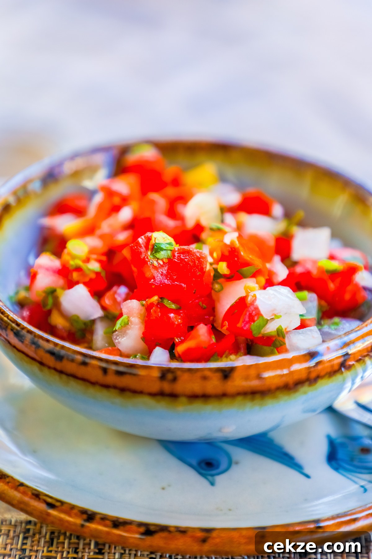 Bowl of salsa