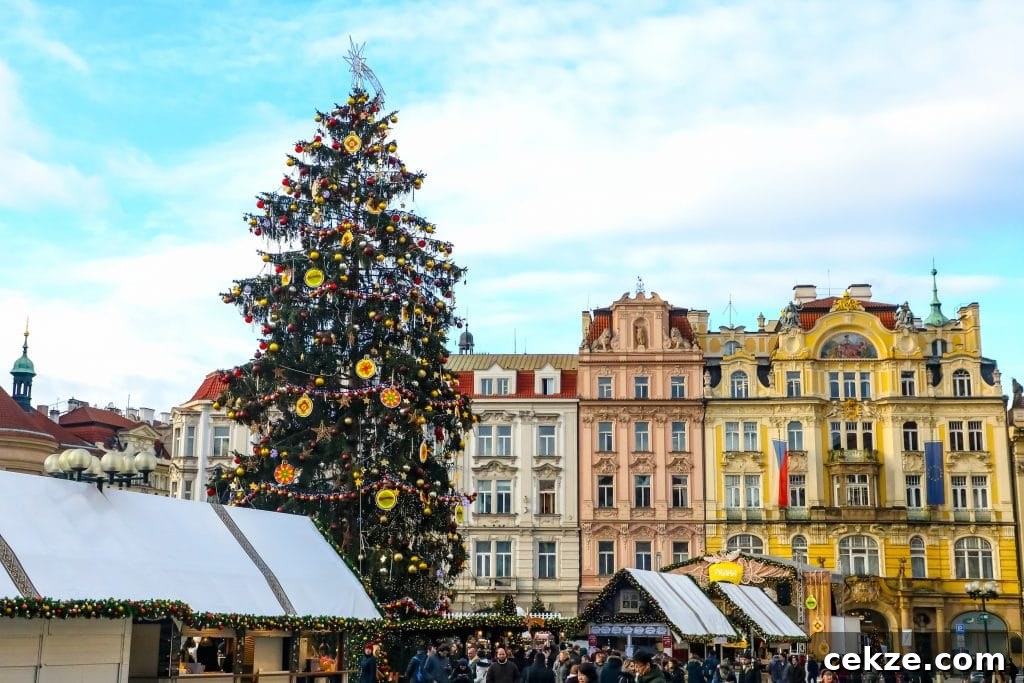 Christmas market prague picture