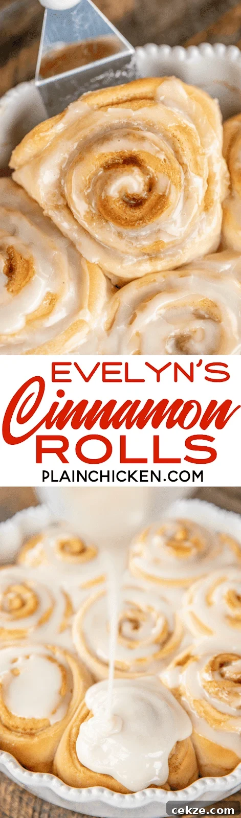glazed homemade cinnamon rolls