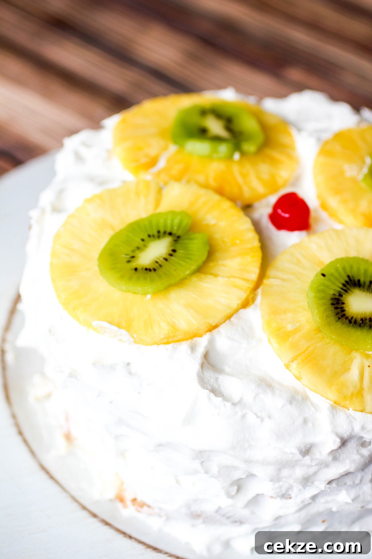 Tropical Layered Poke Cake