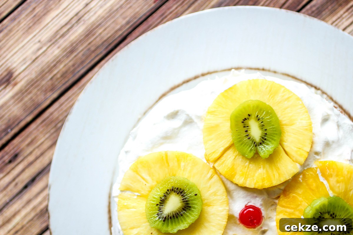 Tropical Layered Poke Cake