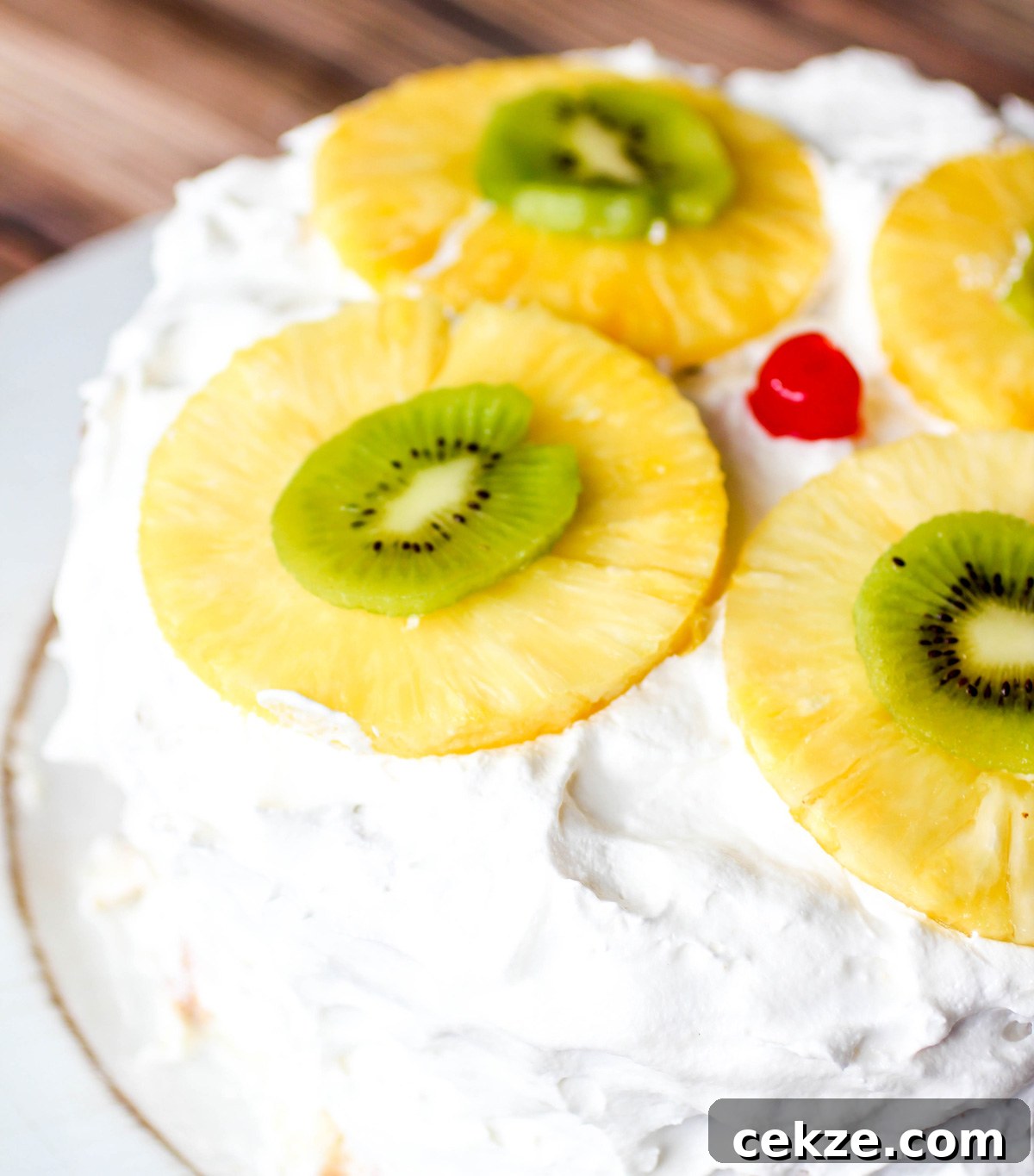 Tropical Layered Poke Cake