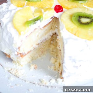 Tropical Layered Poke Cake