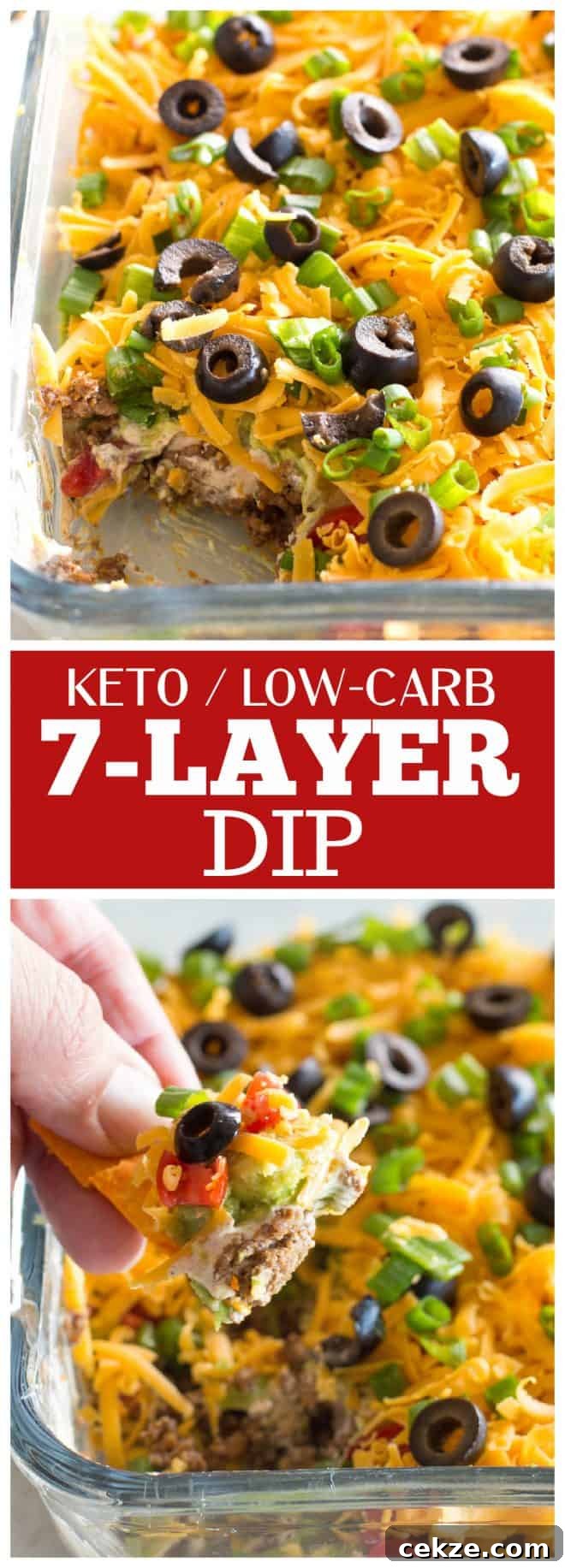 keto seven layer dip