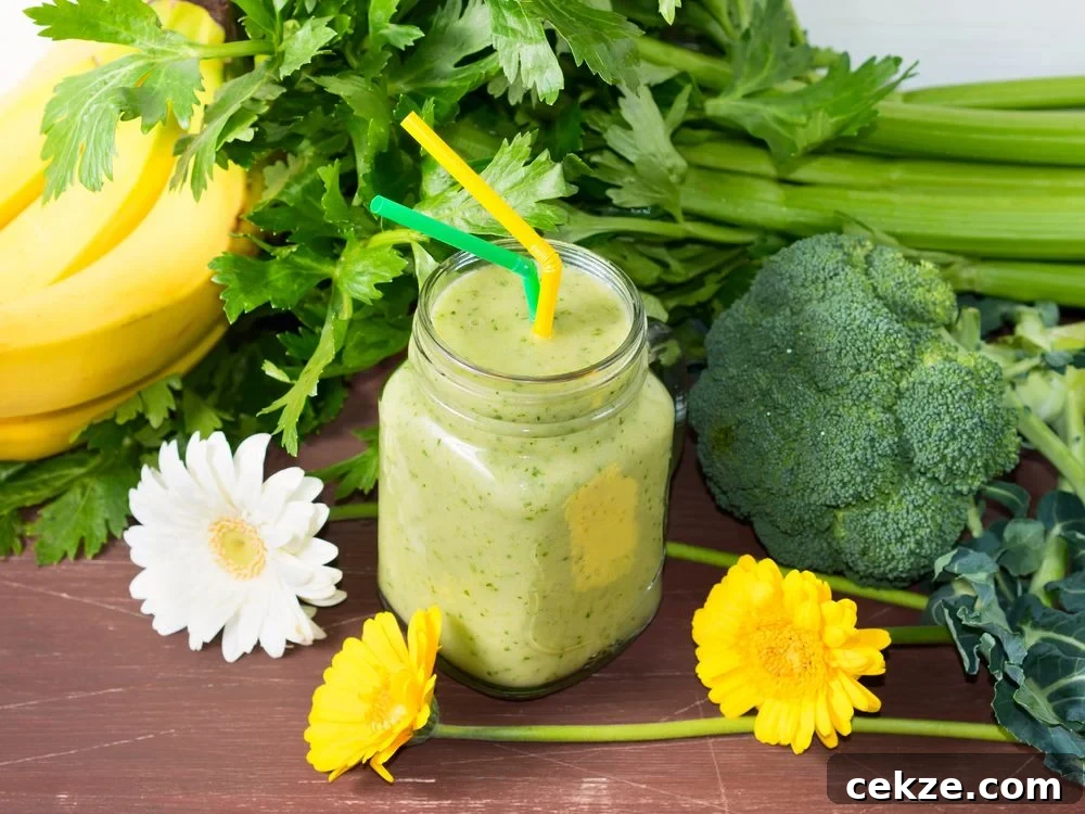 Broccoli & Pear Juice 