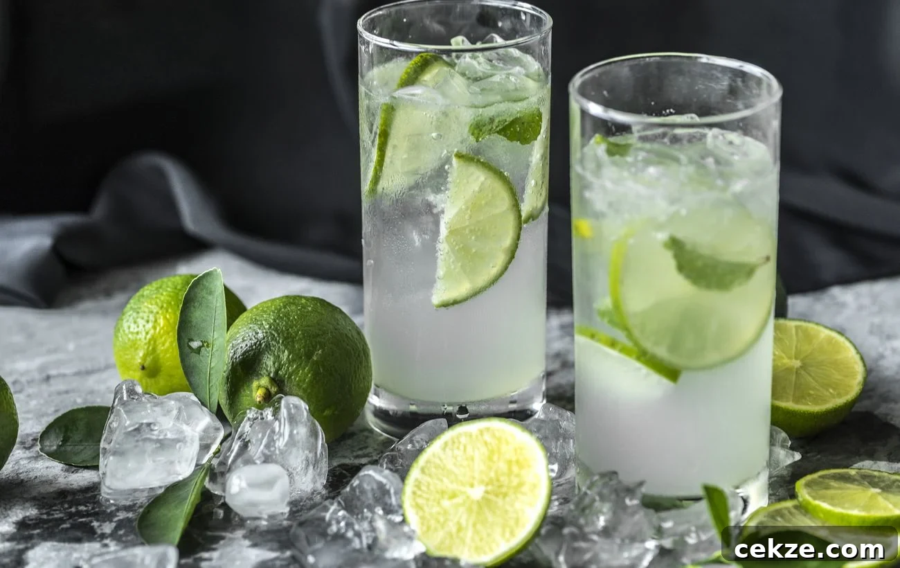 Fruit juices: Lime Juice Drink
