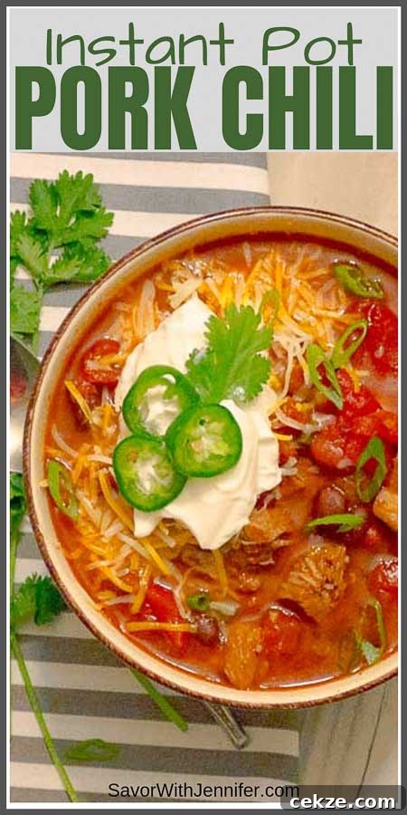 Instant Pot Red Pork Carnitas Chili Recipe 7 img 3192 6
