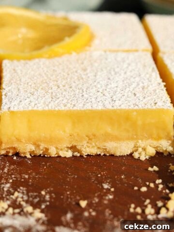 creamy lemon bars