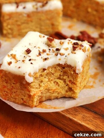 carrot cake bars