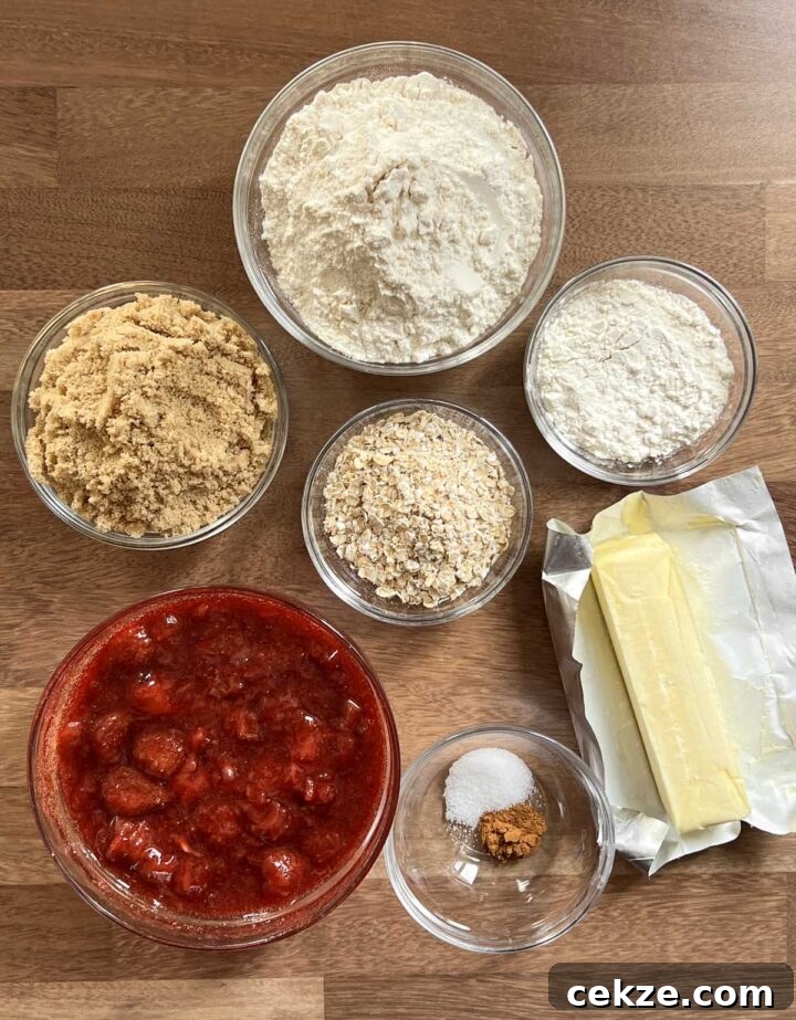 strawberry crisp bar ingredients