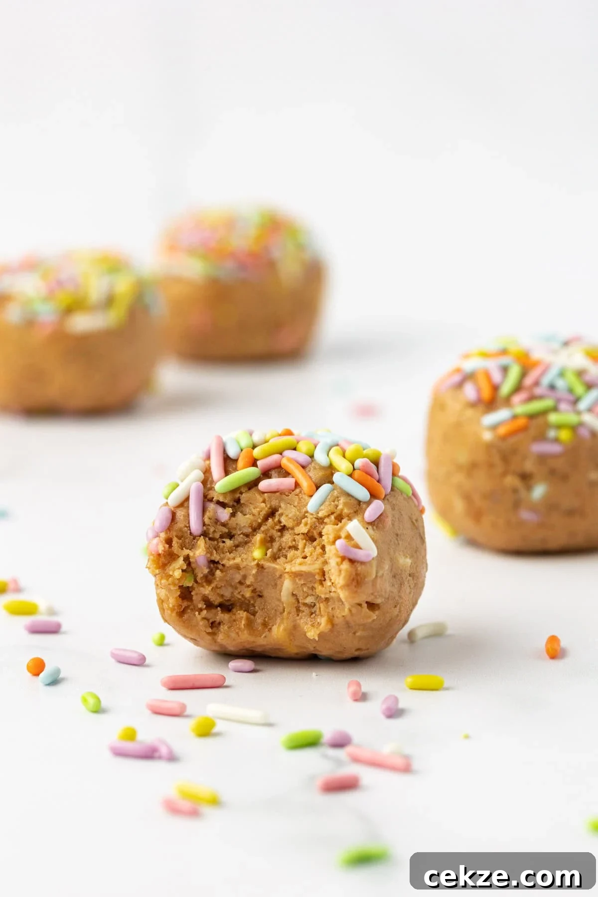 Birthday Cake Protein Balls Recipe for High-Protein Snacks 11 birthday cake protein balls