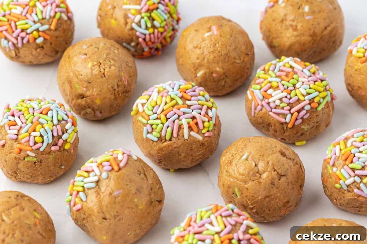 Birthday Cake Protein Balls Recipe for High-Protein Snacks 12 birthday cake protein balls